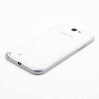 ChineOn Ultra Thin Semi Clear Matt Cover Case for Samsung Galaxy Note 2 ii N7100(White) Cell Phones & Accessories