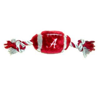 NCAA Plush Football Dog Toy, Large, University of Alabama Crimson Tide  Pet Toy Balls 