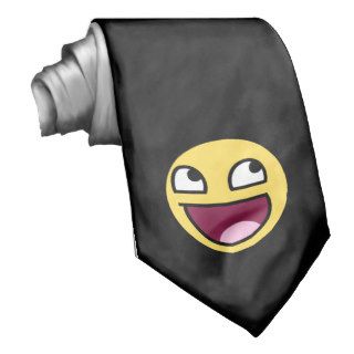 awesome smiley face awesome face necktie