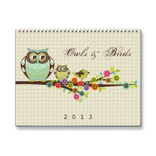 Owls & Birds Calendar