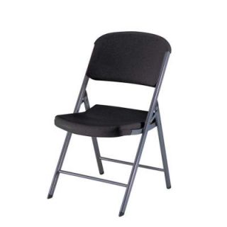 Lifetime Black Commercial Contoured Folding Chair (4 Pack) 80187
