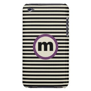 Mod Stripe Monogram iPod Touch 4 Case iPod Touch Covers