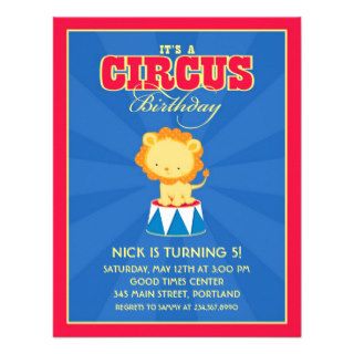Circus / Carnival Birthday Party Invitation
