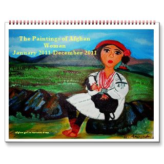 The Paintings of Afghan Woman  Calender Calendar
