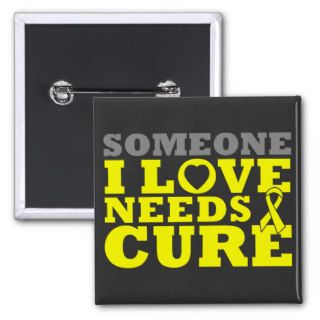 Sarcoma Cancer Someone I Love Needs A Cure Button