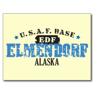 Air Force Base   Elmendorf, Alaska Postcards