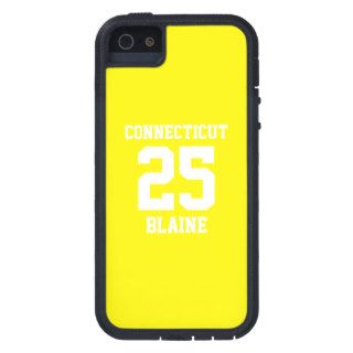 Lemon Sports Jersey Personalizable Case For iPhone 5