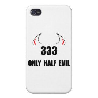 333 Half Evil Case For iPhone 4