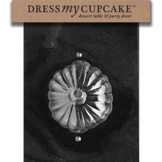 Dress My Cupcake DMCH096A Chocolate Candy Mold, Pumpkin Dessert Cup Piece 1, Halloween Candy Making Molds Kitchen & Dining