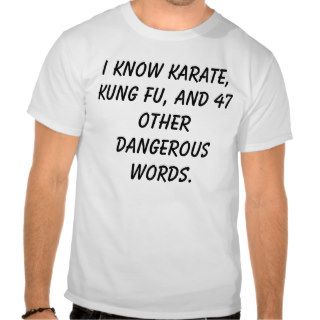 Dangerous Words T Shirt