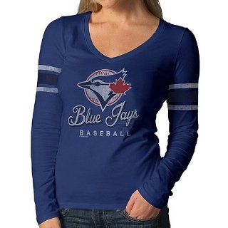 Toronto Blue Jays Women's Home Run Long Sleeve T Shirt by '47 Brand  Sports Fan T Shirts  Sports & Outdoors