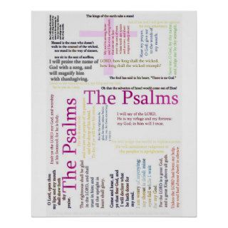 Psalms Bible   Related Text Poster