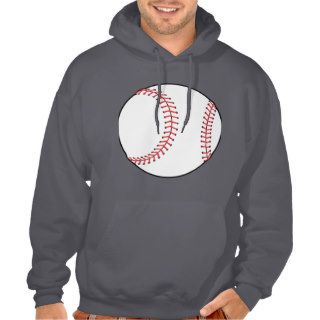 classic baseball design hooded sweatshirt