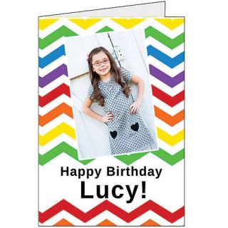 Rainbow Personalized Giant Greeting Card