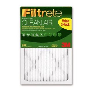 3M Filtrete Clean Air 600 MPR 14x20 Filter   Value 2 Pk.