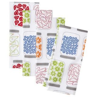 Room Essentials Canned Fruits Kitchen Towel Set of 4