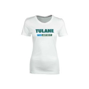 Tulane Green Wave NCAA Womens Cotton Crew T Shirt