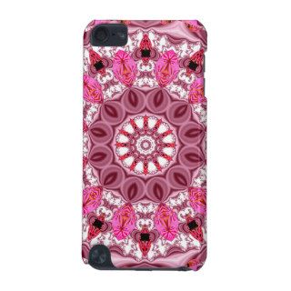 Twirling Pink, Abstract Candy Lace Jewels Mandala iPod Touch (5th Generation) Case