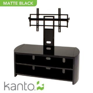 OASIS 50 inch TV Stand w/ Mounting Attachment (Matte Black) Electronics