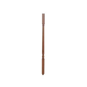 36 in. x 1 1/4 in. Unfinished Red Oak Square Top Baluster RO514136