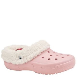 Crocs™ Women's Mammoth Core Full Collar Slip On   Pink Oatmeal Shoes