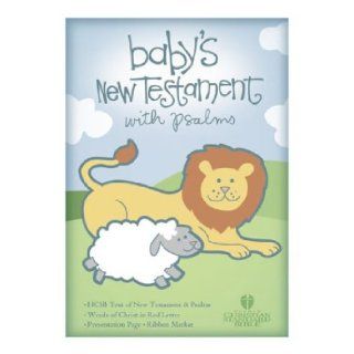 HCSB Baby's New Testament with Psalms, Light Blue Imitation Leather Holman Bible Staff 9781586400842 Books