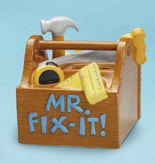 Ceramic "Mr. Fix It" Novelty Bank Toys & Games