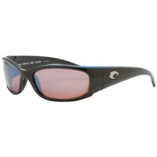 Costa Del Mar Hammerhead Sunglasses   Black Frame   Silver Mirror COSTA 580 Lens Clothing
