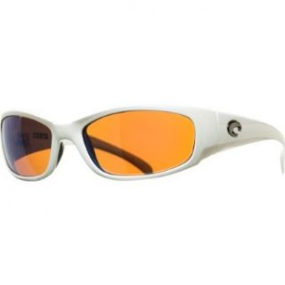 Hammerhead Polarized Sunglasses   Costa 580 Glass Lens White/Green Mir, One Size Clothing