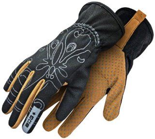 BDG 70 1 580 7 Ladies Performance Garden Glove, Black/Tan, Medium   Work Gloves  