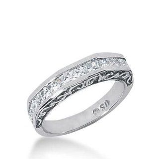 Diamond Wedding Ring 15 Princess Cut 0.05 ct Total 0.75 ctw. 580 WR2320 Wedding Bands Wholesale Jewelry