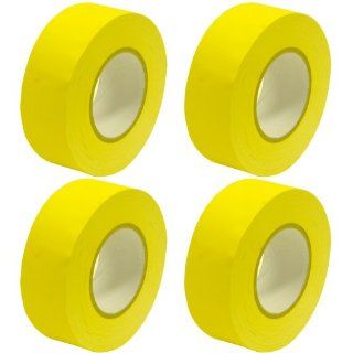 Seismic Audio   SeismicTape Yellow602 4Pack   4 Pack of 2 Inch Yellow Gaffer's Tape   60 yards per Roll