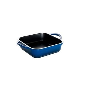 Nordic Ware Pro Cast Traditions Enameled Cast Square Baker 9 x 9   Midnight Blue 20925M