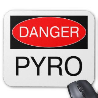 Danger   Pyro Funny Pyrotechnician T Shirt Mug Bag Mousepads