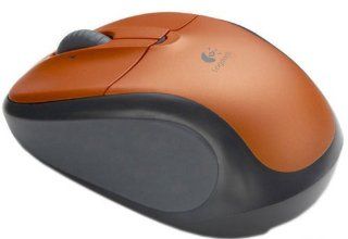 Logitech V220 Laser Mouse   Tangerine Orange (limited edition color) Computers & Accessories