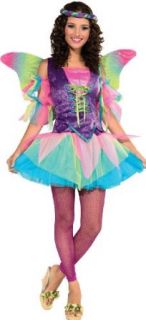 Rubie's Costume Deluxe Renaissance Fairy Tutu With Wings, Multicolor, Small Costume Adult Sized Costumes Clothing