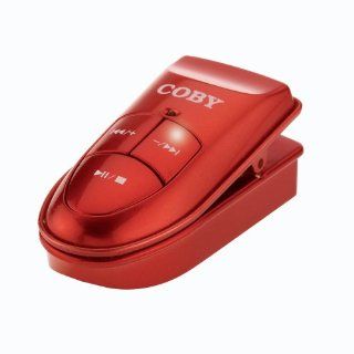Coby MP C582 Clip  Player 1 GB   Red (Discontinued by Manufacturer)   Players & Accessories