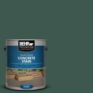 BEHR Premium 1 Gal. #PFC 45 Patio Green Solid Color Concrete Stain 83001