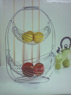 Fruit Basket  2 Tier Swinging Basket Kitchen & Dining
