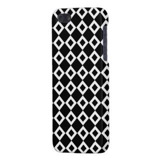 Black and White Diamond Pattern iPhone 5 Case