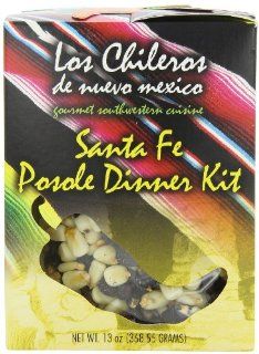 Los Chileros Santa Fe Posole Dinner Kit, 13 Ounce Boxes (Pack of 6)  Mexican Food  Grocery & Gourmet Food