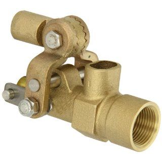 Robert Manufacturing RF605T High Turbo Series Bob Red Brass Float Valve, 3/4" NPT Female Inlet x Free�Flow Outlet, 27 gpm at 85 psi Pressure Industrial Float Valves