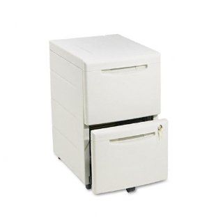 Iceberg 55419   WorkManager Mobile Desk Height Pedestal File, Resin, 2 File Drawers, Platinum ICE55419  Mobile File Cabinets 