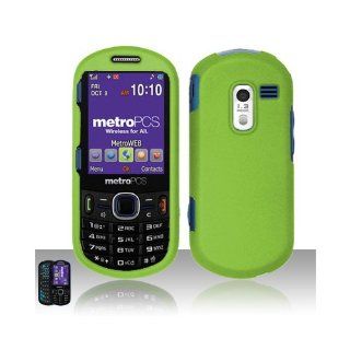 Green Hard Cover Case for Samsung Messager III 3 SCH R570 Cell Phones & Accessories