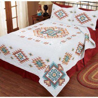 Southwest Bed Quilt Stamped Cross Stitch Kit