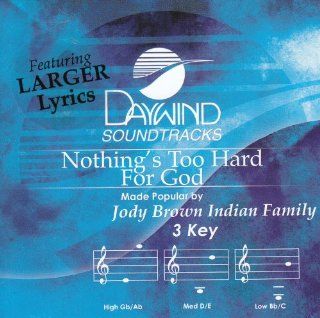 Nothing's Too Hard For God [Accompaniment/Performance Track] Music