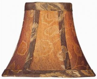 Lite Source CH591 6 6 Inch Lamp Shade, Chocolate   Lampshades  