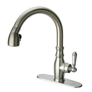 Pegasus USCR591ANTHD Old Fashion Pull Down Spray Kitchen Faucet, Chrome   Touch On Kitchen Sink Faucets  