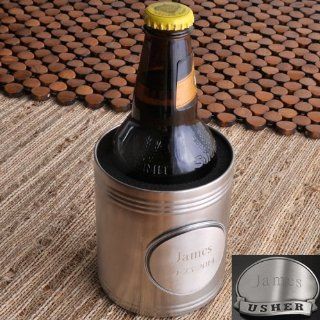 JDS Marketing and Sales BL834bestman Koozie with Best Man Pewter Medallion  Personal Hardshell Coolers  Sports & Outdoors