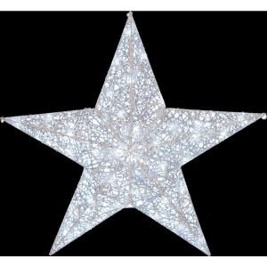 36 in. Clear LED Lighted Open Wire Star 6820741X